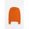 SUNFLOWER ORANGE CHENILE POLO